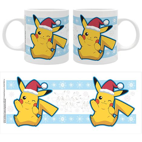 Pikachu Santa Christmas Mug - 320ml
