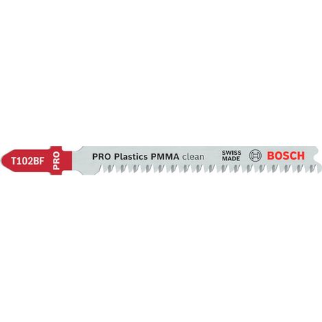 Bosch PRO Stichsägeblatt Plastics PMMA clean T102BF, 92 mm, 2-tlg. (1/5)