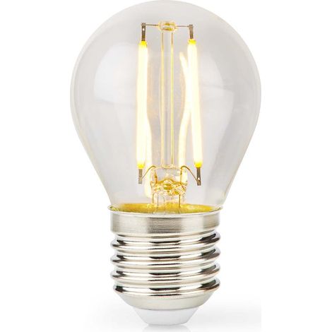Nedis Ampoule LED Filament E27 G45 Transparent 4.5W (1/3)