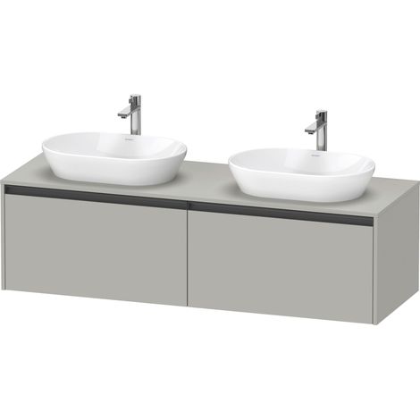 Duravit Ketho.2 bâti-support de lavabo en console, découpe du (1/2)