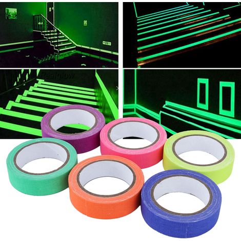 UV-fluoreszierendes Warnband – 6 mehrfarbige Stücke für Shows und Dekoration (1/5)