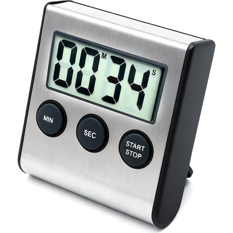 Mini temporizador digital de cocina, temporizador magnético de cocina, cuenta regresiva de 100 minutos y cronómetro: perfecto para la cocina. (1/5)