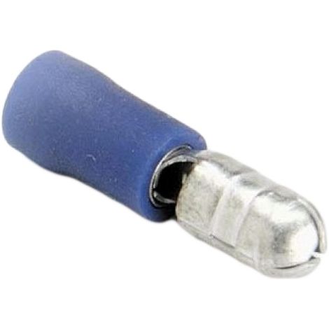 Isolierte zylindrische Stiftleiste 5mm BLAU