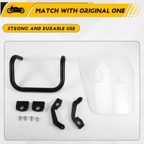 Suitable for Honda CRF250L/S, CRF250M, and CRF300L windshields. (New windshield design) (1/5)