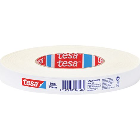 tesa 57230-00001-02 Gewebeklebeband Weiß (L x B) 50 m x 19 mm 1 St. (1/5)