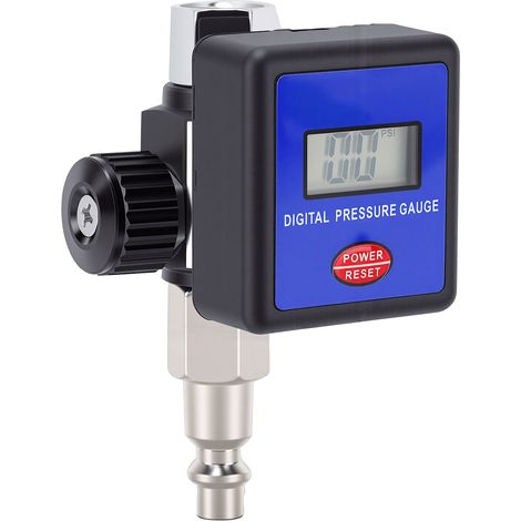 Régulateur de pression d'air numérique réglable 0-200 PSI G1/4 pouces pour outils pneumatiques, équipement de pulvérisation (1/5)