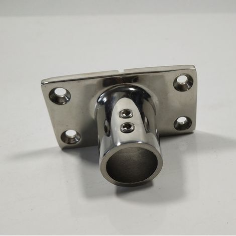 Yacht accessories, square stainless steel tube base, 90°, 22 mm sunshade, public nautical accessories, ship fittings.