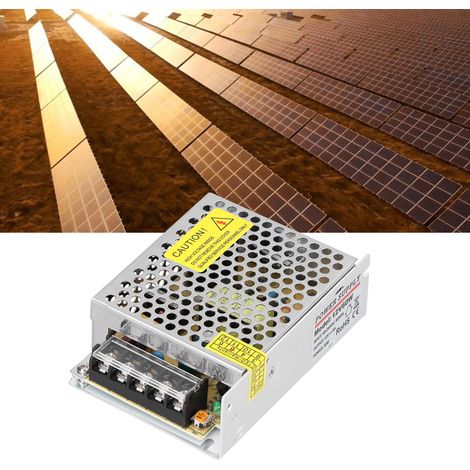 Alimentation régulée YY-60-12 220 V CC vers 12 V pour pilote de LED d'intérieur et système de surveillance de sécurité, 60 W, 5 A (1/5)