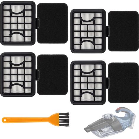 Lot de 4 filtres de rechange pour aspirateur sans fil Bosch GAS 18V-1 - Kit d'accessoires pour aspirateur Bosch GAS18V-1 et GAS18V-02 (1/5)