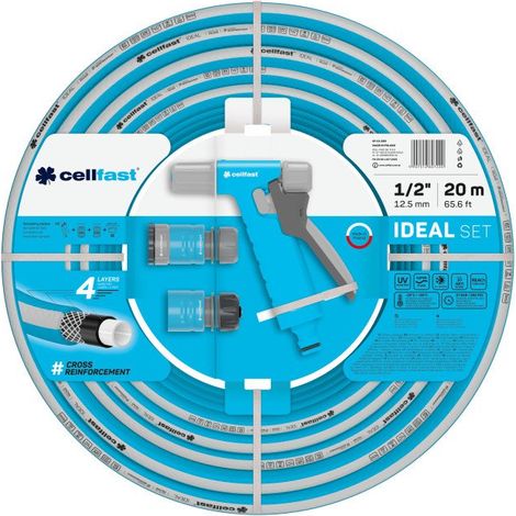 KIT IRRIGATORE CELLFAST IDEAL DIMENSIONI: 1/2" LUNGHEZZA: 20 m