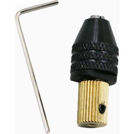 Mini mandrin de fixation pour arbre de moteur électrique 0,5 mm-3,2 mm (1/5)
