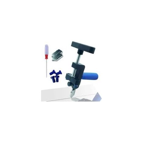 Coupe-carreaux, coupe-carreaux manuel, carreaux de céramique, carreaux de porcelaine pour professionnels avec guide laser réglable, coupe de précision, pieds antidérapants et poignée ergonomique (1/5)