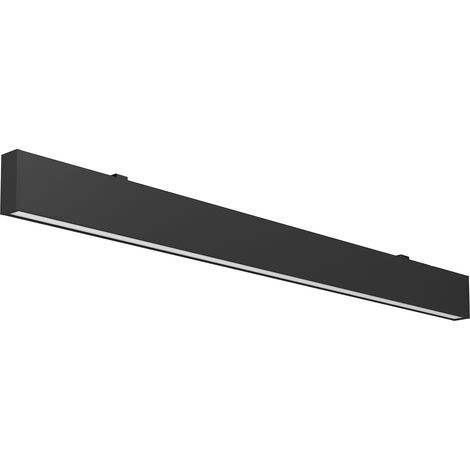 Montage en surface OFFICE IP40 LED SMD 36W 3392lm(2980lm) CRI80 4000K Noir (1/4)