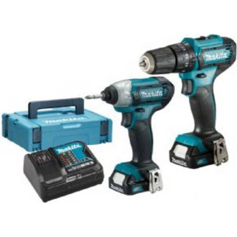 MAKITA KIT TRAPANO C/PERC + AVVIT CLX228AJ 12V CXT