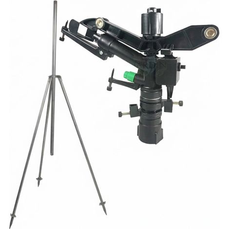 Cannone per irrigazione Kraus + treppiede Irrigatore agricolo regolabile Irrigatori femmina da 1" Cannoni per irrigazione