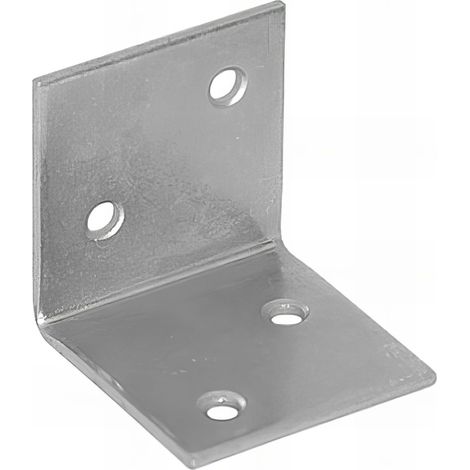 Équerre large galvanisée - 30 x 30 x 30 x 1,5 mm (1/2)