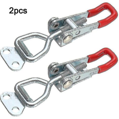 Pince à bascule manuelle antidérapante rouge pour verrous de porte horizontaux, type serrage rapide, outil à dégagement rapide (1/5)