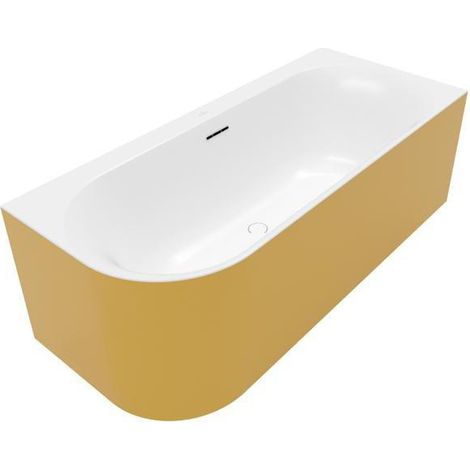 Panneau mural VB Loop&Friends LOF 1800x800x600mm ovale (nouvelle version). Code couleur : StoneWhite.