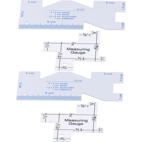 Deux règles en aluminium à plusieurs faces + deux règles en aluminium de 10,5 cm avec inscription bleue. (1/5)