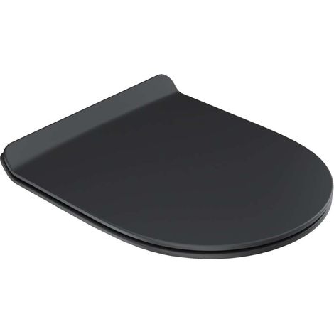 Ravak Vita - Asiento de inodoro, Slim, SoftClose, negro X01862