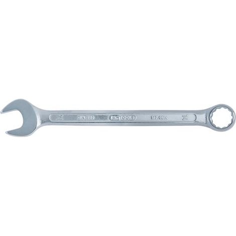 KS Tools 517.0624-E CLASSIC Ringmaulschlüssel, abgewinkelt, 24mm, auf Hänger