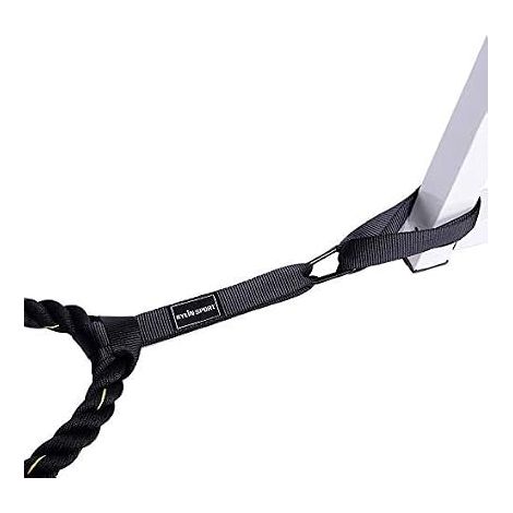 Kit de sangle d'ancrage pour corde de combat avec 2 sangles durables et 1 mousqueton robuste pour corde de combat (1/5)