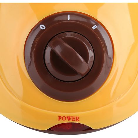 Pot à fondre chocolat électrique avec moules DIY - Machine de cuisine jaune pour bonbons et friandises (1/5)