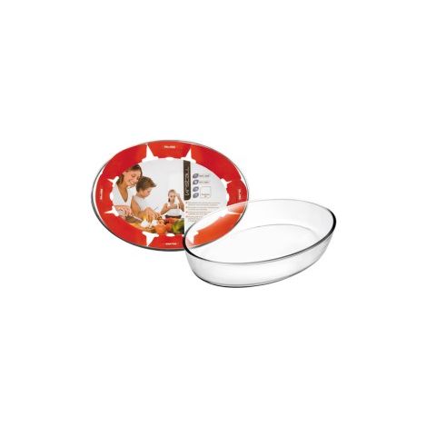 Fuente horno vidrio oval 4 l