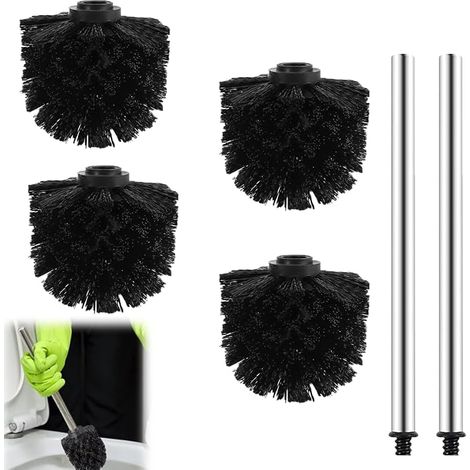 Toilet Brush Heads Stainless Steel Handles Diameter 8 cm (1/5)