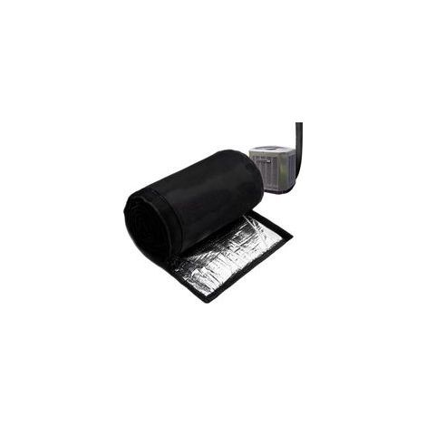 Gaine Isolante Pour Tubes En Cuivre - Manchon de Protection Réducteur de Chaleur - Couverture Antipoussière pour Conduits de Ventilation Dortoir Hôtel Bureau (1/5)