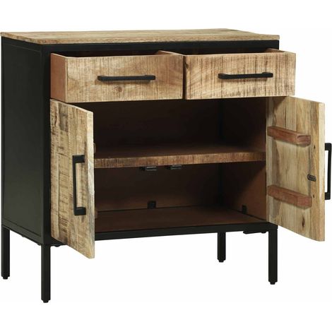Maison Exclusive - Credenza con cassetto 70 x 35 x 70 cm Legno massello di mango (1/5)