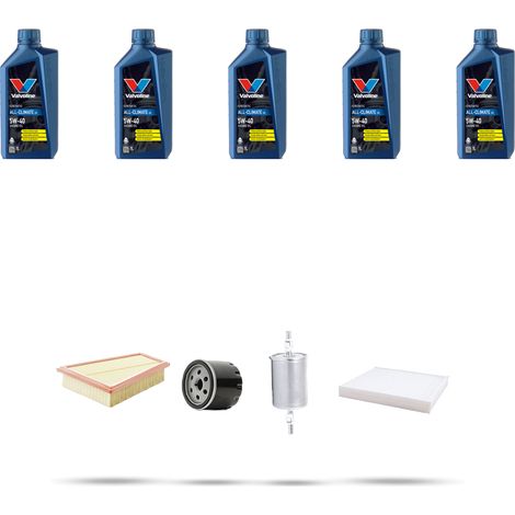 Kit tagliando 4 FILTRI e 5L OLIO compatibile con Renault Megane CC 1.4 16v 96kw Dal 2010 (1/5)