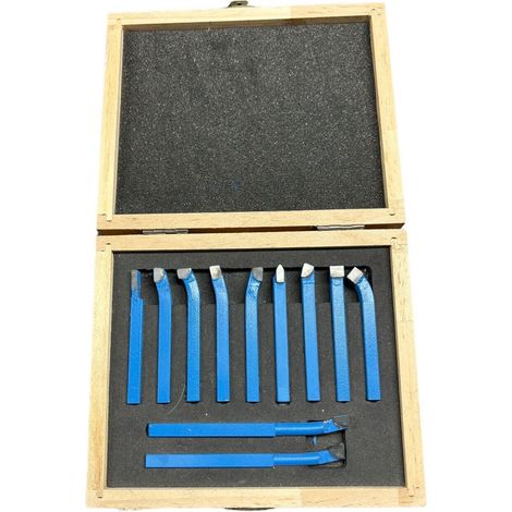 UTENSILI BRASATI PER TORNIO 11 PZ 6mm PER LEGNO