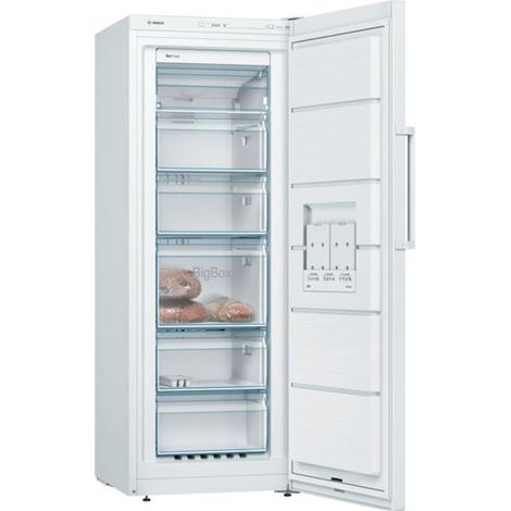 Bosch – Congélateur armoire 200 L No-Frost – Pouvoir de congélation 16 kg/24h – Autonomie 9h – Niveau sonore 39 dB – SKU GSN29VWEV (1/5)