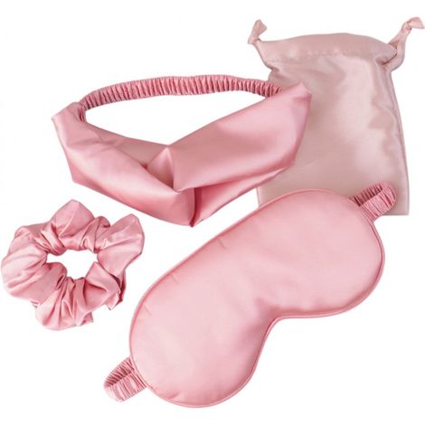 Set di accessori cosmetici in raso, fascia per capelli, pigiama OPK19 (1/4)