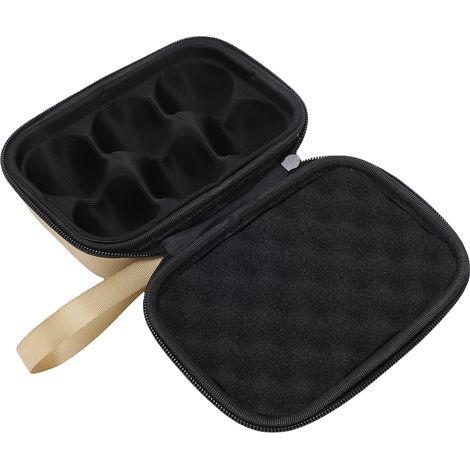 Contenitore per uova da esterno con 6 scomparti, supporto in EVA antiurto con maniglia, ideale per feste, picnic e viaggi, colore kaki. (1/5)