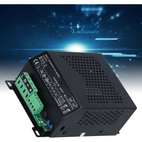 Chargeur intelligent automatique à double tension (24 V/12 V) pour batterie de démarrage de moteur diesel AC100-240 V, batterie au plomb-acide LBC2403-1206B (1/5)