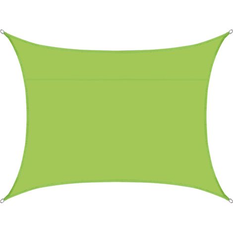 2x3 m voile d'ombrage Vert rectangulaire extérieur auvent de jardin anti - UV (1/5)