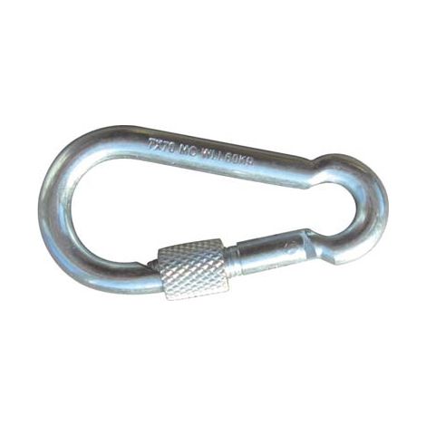 MOSCHETTONE SICUREZZA A VITE ZINCATO - MM 10 L.MM 100- 10 pezzi