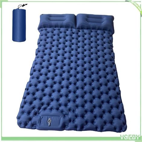 Matelas gonflable - FAFEICY - 196 x 125 x 9 cm - 2 places - Léger et étanche - Oreiller intégré (1/5)