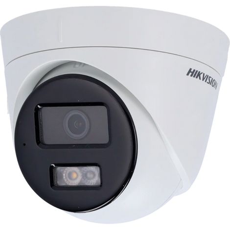 Hikvision DS-2CD1341G2-LIU Cámara de red de torreta fija con luz híbrida inteligente de 4MP