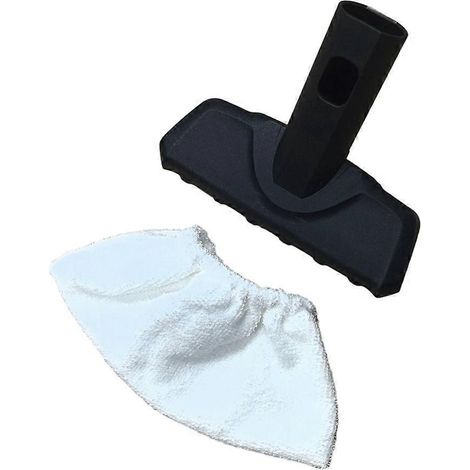 Brosse manuelle pour nettoyeur vapeur avec lingette de rechange en microfibre pour nettoyeur vapeur Dupray (1/5)