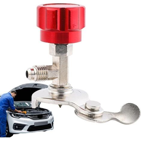 Dosenver pour les réfrigérants dans les systèmes de climatisation - Outils pour remplir le réfrigérant, ouvre-boîte Connexion pour remplir le réfrigérant, outil adaptateur pour les systèmes de clima (1/5)