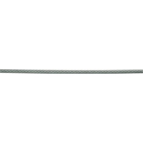 PVC-ummanteltes Stahlkabel Rolle von 50 m - 4 mm - Chapuis