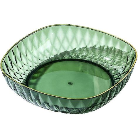 Coupe à fruits multifonctionnelle décorative pour mariage et fête, idéale pour les fruits, les légumes, les en-cas et les boissons.-Green