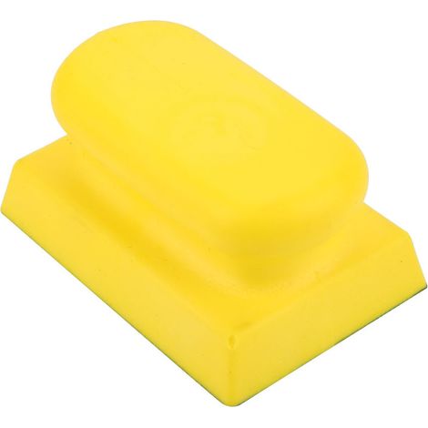 Ortviai Bloc de ponçage manuel en mousse PU, 96 x 66 mm, antidérapant et sans poussière (1/5)