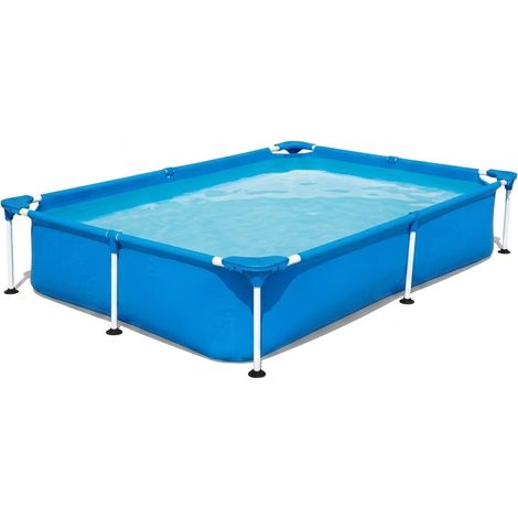 Piscina Fuoriterra  Steel Pro Frame Rettangolare Giardino 221x150x43cm