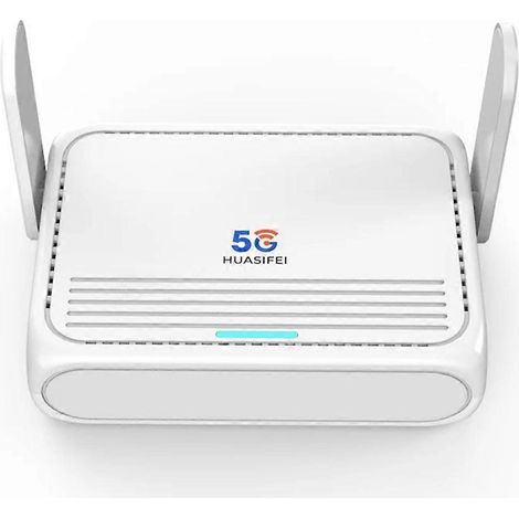 Routeur Wi-Fi mobile double bande Gigabit 5G avec puce MT7981B WiFi6 5G, emplacement pour carte SIM et prise européenne. (1/5)