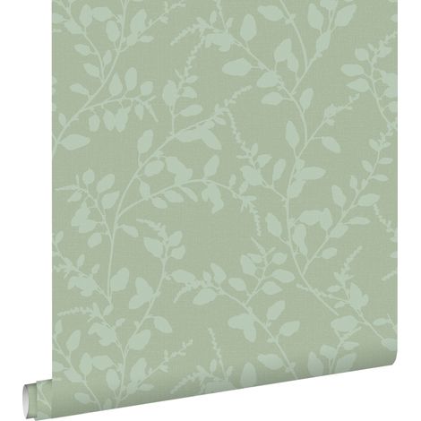 papier peint feuilles vert - ESTAhome (1/5)