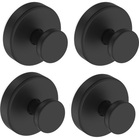 Abnehmbare Duschhandtuchhaken mit Saugnapf – 4er-Set, Chrom